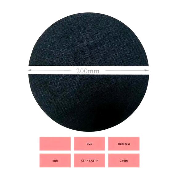 Mouse Pad VW Bus Hippe Boho Retro Computer Desk Non-Slip 8x8 - Picture 7 of 8